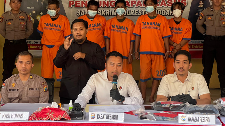 Satreskrim Polresta Sidoarjo Ringkus Pelaku Spesialis Curanmor, Dua Diantaranya Residivis