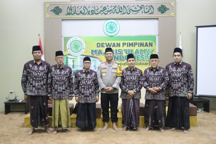 Bertemu MUI, Kapolresta Sidoarjo Ajak Cooling System Mendekati Pemilu 2024