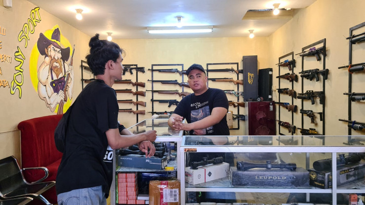 Jelang Nataru, Polrestabes Surabaya Awasi Distribusi Senapan Angin