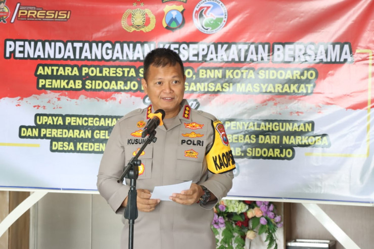 Komitmen Bersama Perangi Narkoba di Kabupaten Sidoarjo