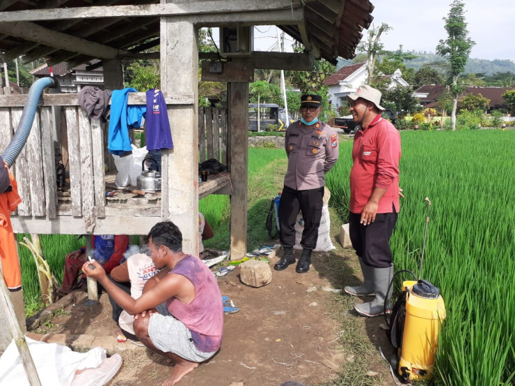 Melalui PadiMas Polres Trenggalek Tampung Aspirasi Petani
