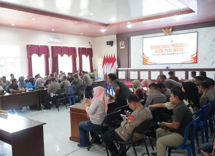 Sinergi Lintas Instansi, Polres Mojokerto Kota Siapkan Personel Jadi Agen Perlinsos