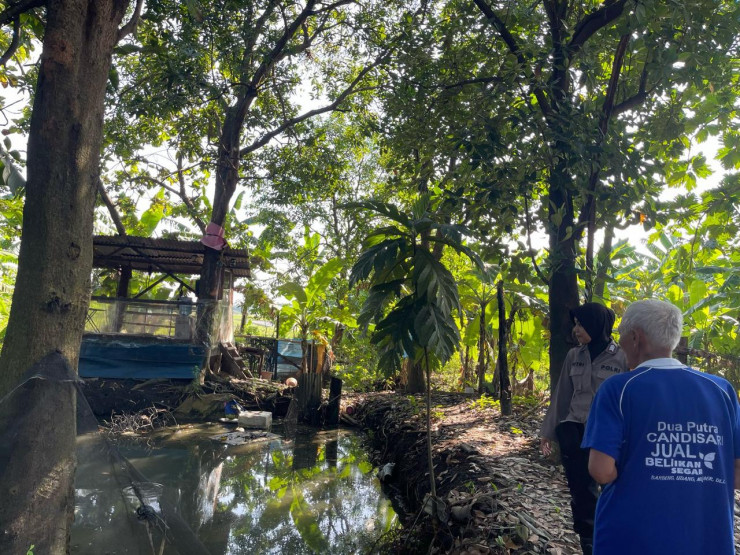 Brigpol Putri Aktif Edukasi Ketahanan Pangan di Desa Pulungan Sedati