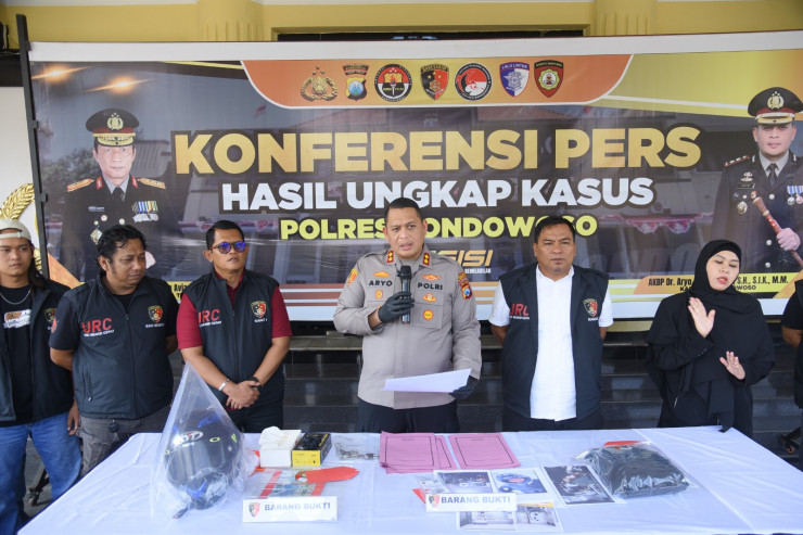 Polres Bondowoso Amankan Tersangka Percobaan Pembobolan ATM dan Pencurian di Tiga Lokasi
