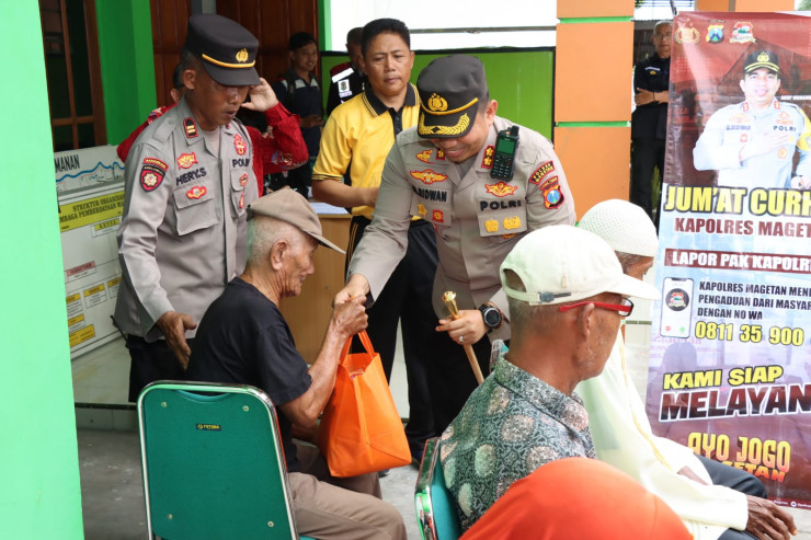 Polisi Peduli, Polres Magetan Gelar Bhakti Kesehatan Gratis Untuk Warga
